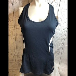 - NWT Fila blue with white tank top size lar…